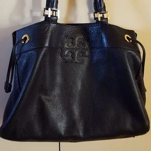 Tory Burch large leather satchel/cross body